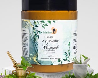 Ayurvedic Chebe Hair Growth Butter: 40 in 1 Herbal Blend