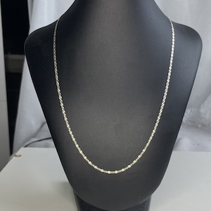 14K Gold Valentino 16" 18" Chain / 14K Tri Color Chain / Rose Yellow White Gold Necklace / Ladies Gold Chain / Gift For Her