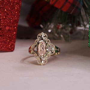 10k Gold Virgin Mary Beautiful Style Ring for Women / Gift / Religious Ring / Blessed Mother Ring / Mother Mary / Heavue / Pray For Us