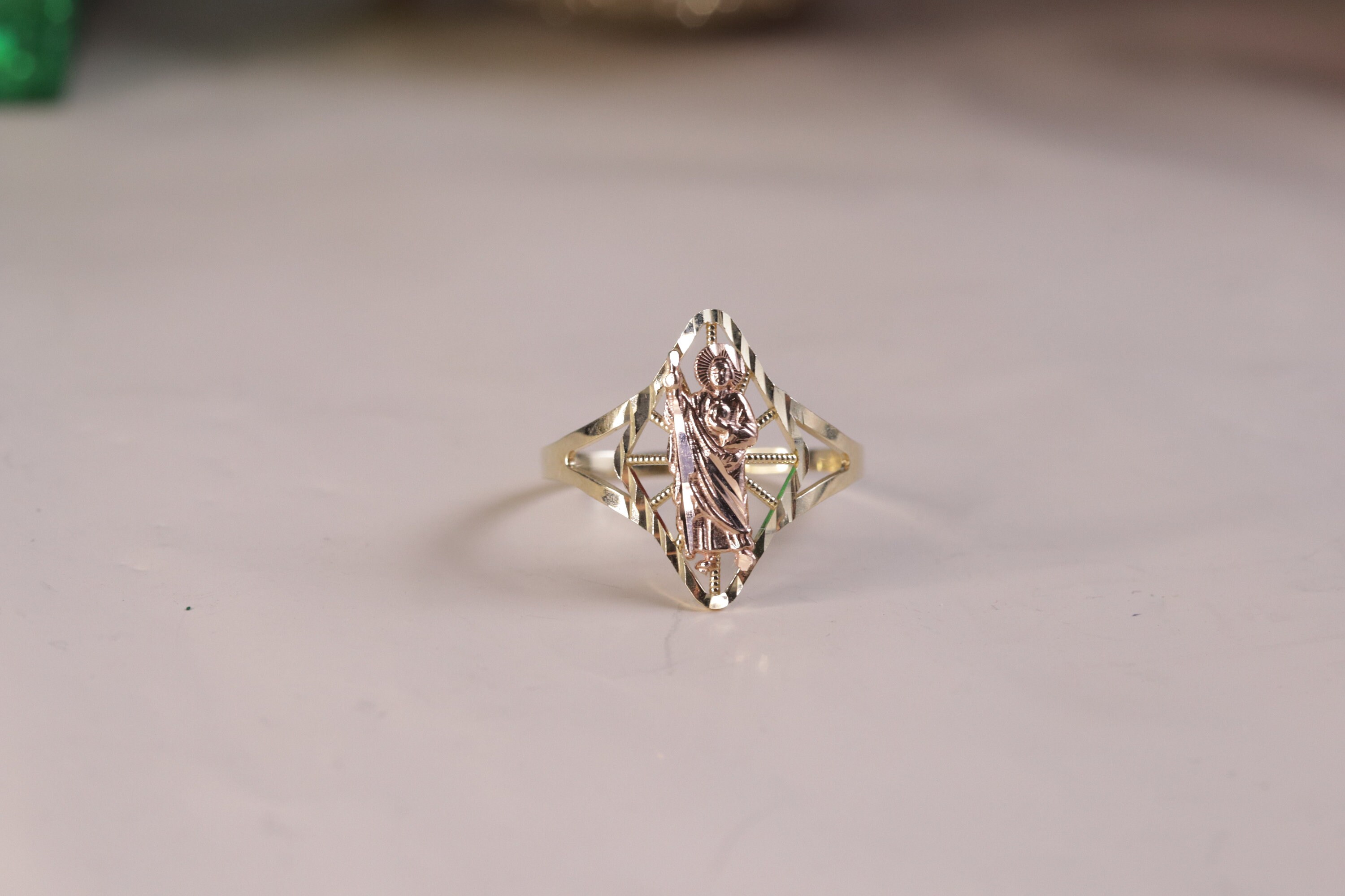 Solid .925 Sterling Silver Saint Jude Thaddeus Statement Ring - Patron Saint Of Lost Causes, Handmade In USA - View #8