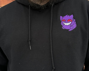 Gengar Embroidered Hoodie