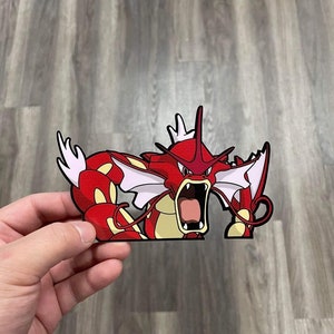 Shiny Gyarados Peeker Sticker