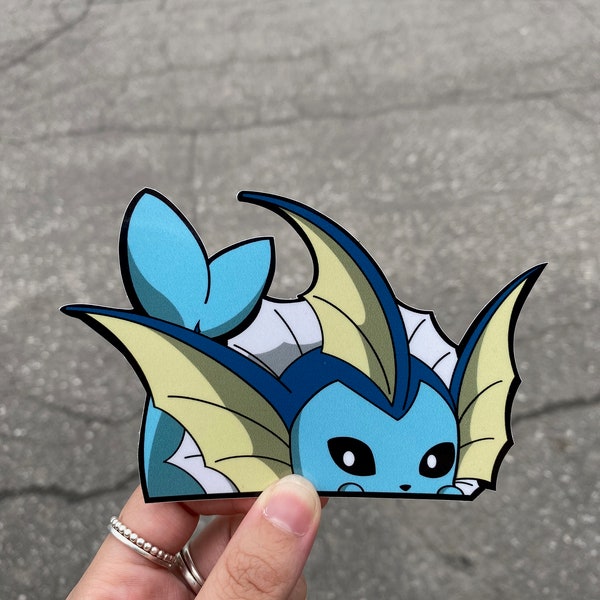 Vaporeon Peeker Sticker