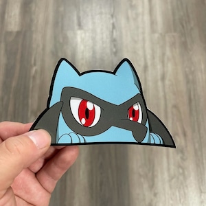 Riolu Peeker Sticker