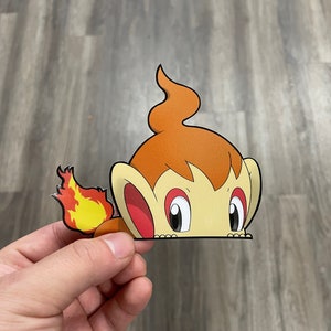 Chimchar Peeker Sticker