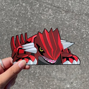 Groudon Peeker Sticker
