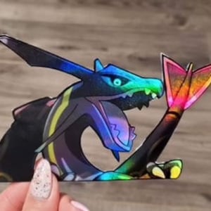 Peeker Holo Brillante Rayquaza Pegatina