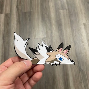 Lycanroc Peeker Sticker