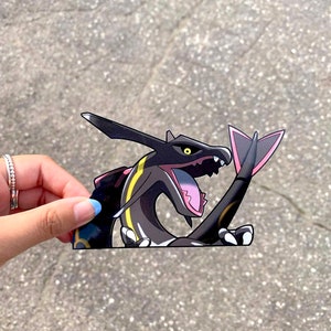 Shiny Rayquaza Peeker Sticker