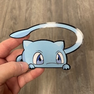 Shiny Mew Peeker Sticker