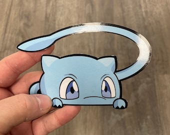 Shiny Mew Peeker Sticker