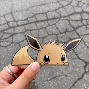 Eevee Peeker Sticker