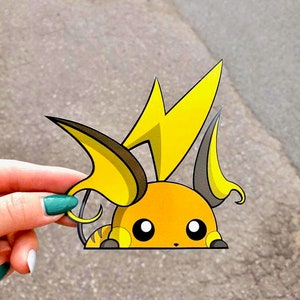 Raichu Peeker Sticker