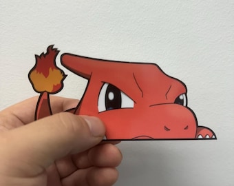 Charmeleon Peeker Sticker