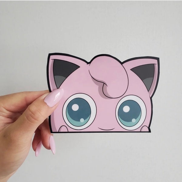 Jigglypuff Peeker Sticker