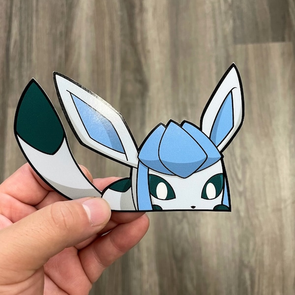 Glaceon Peeker Sticker