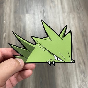 Tyranitar Peeker Sticker
