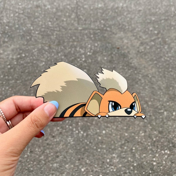 Growlithe Peeker Sticker