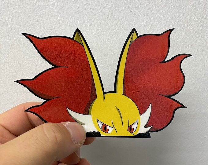 Delphox Sticker Delphox - Dakimakura Cover - Etsy