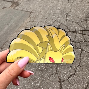 Ninetales Peeker Sticker