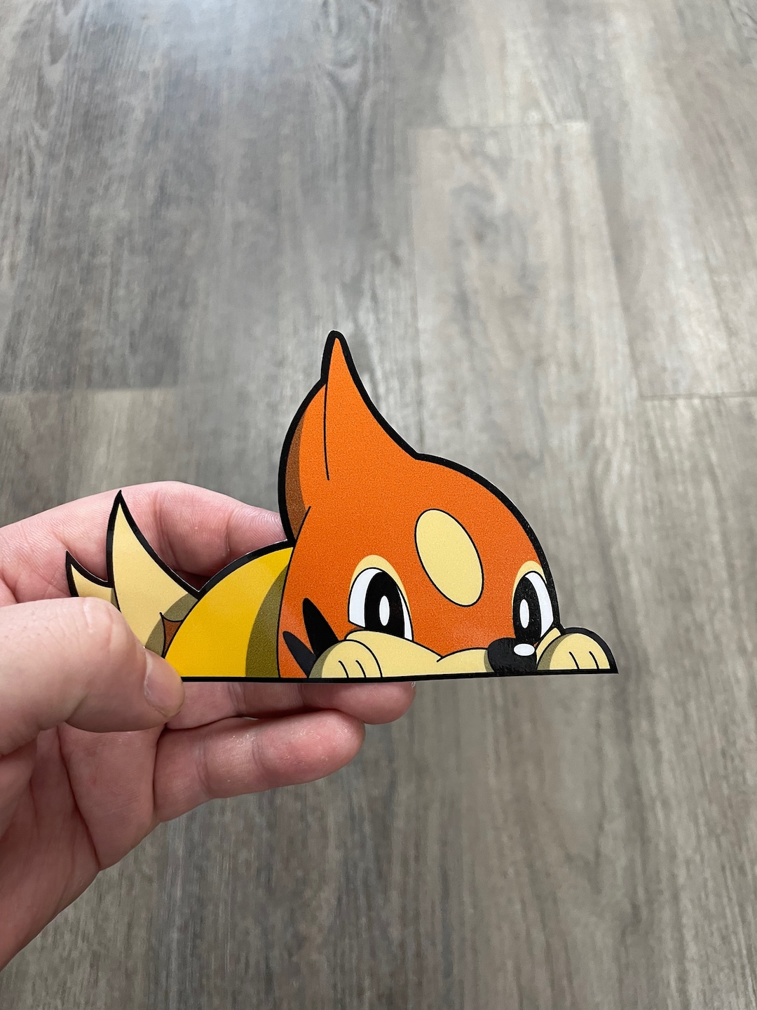 Floatzel Peeker Sticker - Etsy