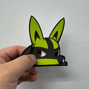 Lucario Peeker Sticker