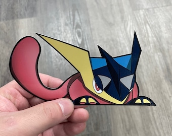 Greninja Peeker Sticker