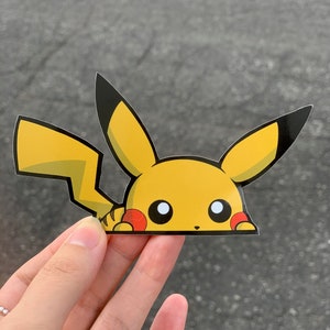 Pikachu Peeker Sticker