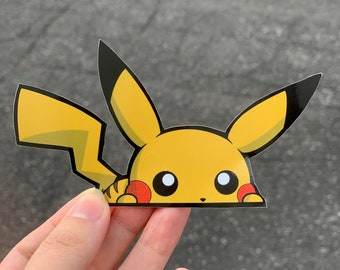 Pikachu Peeker Sticker