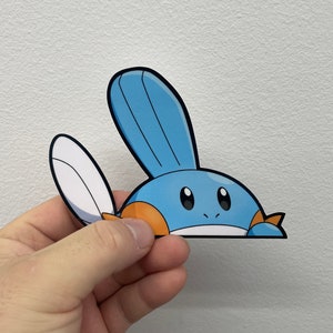 Mudkip Peeker Sticker