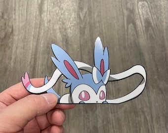 Shiny Sylveon Peeker Sticker