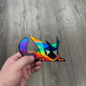 Pegatina holográfica de Greninja Peeker