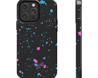Paint Splatter 2 Piece Tough Phone Case By TJ'sGraphicDesigns