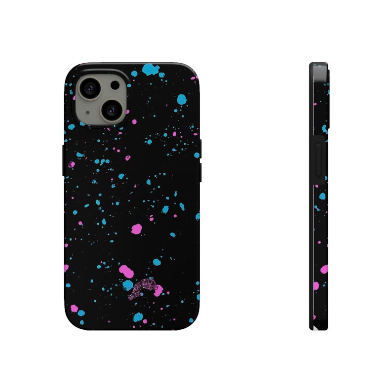 Paint Splatter 2 Piece Tough Phone Case By TJ'sGraphicDesigns image 4
