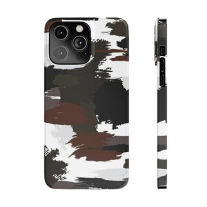 Camo Slim Phone Case By TJ'sGraphicDesigns