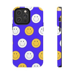 Smiley Face 2 Piece Tough Phone Case By TJ'GraphicDesigns