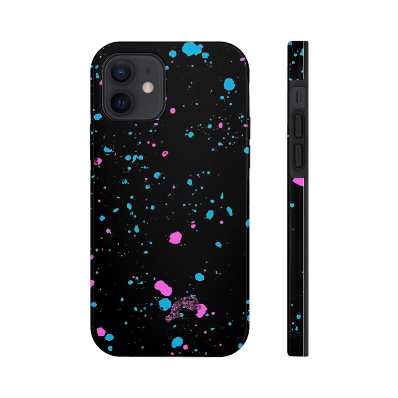 Paint Splatter 2 Piece Tough Phone Case By TJ'sGraphicDesigns image 9