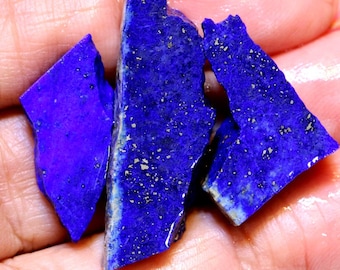 Roher Lapis Lazuli Lot, hochwertiger rauer Edelstein für die Schmuckherstellung