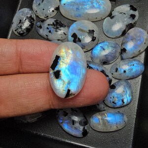Natural White Rainbow Moonstone Lot, Loose Gemstone Bulk. Wholesale Gemstone Lot, Mix Shape White Rainbow lot, Use For Making Jewelry