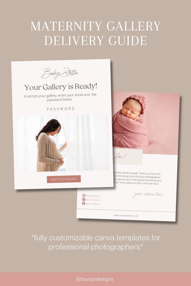 Maternity After Session Guide Photography Marketing Pricing Etsy