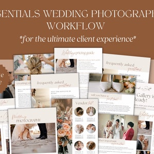 Wedding Photographer Template Bundle Photography Pricing Guide Invoice Template Price List Template Wedding Timeline Photographer Workflow