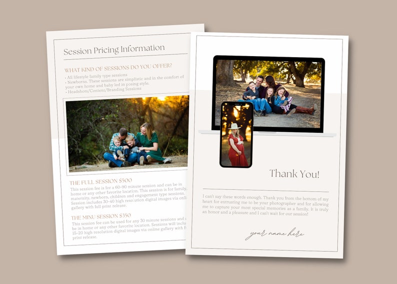 Photography Pricing Template Printable Photographer Pricing Guide Photography Pricing Template Printable Photographer Pricing Guide