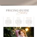 Senior Photography Pricing Template Price List Template Photography ...