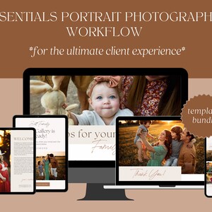 Family Photographer Workflow Price List Template Photography Pricing Guide Gallery Delivery Template Invoice Template Client Welcome Guide