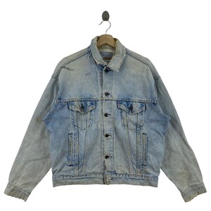 Vintage 90s LEVIS USA Type-3 Blue Denim Trucker Jeans Jacket