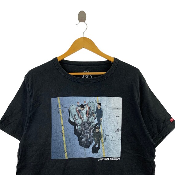 ☆OPENING PROJECT☆IDENTITY T SHIRT - SPRAYED MUSINSA | OPENING PROJECT W Identity T Shirt - Blue Gray
