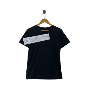 Y’S YOHJI YAMAMOTO Japanese Brand Small Brand Print Black Short Sleeve Shirt