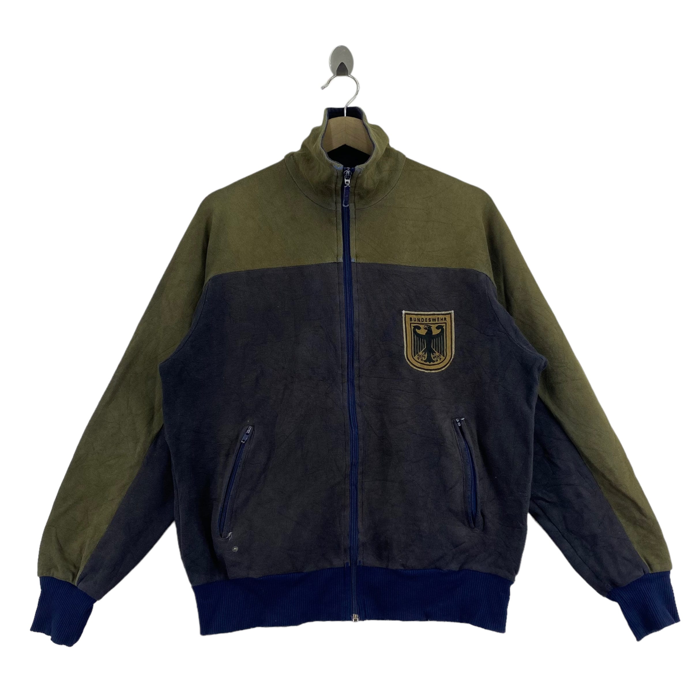 Vintage 80s Bundeswehr Track Jacket Men's Medium German