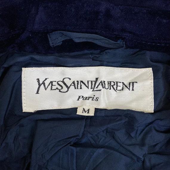 Vintage 90s YVES SAINT LAURENT Ysl Italy Plain Na… - image 4