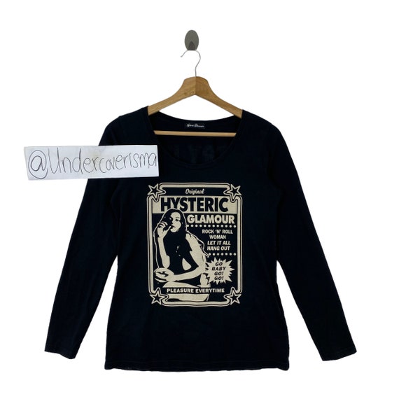 80s Hysteric Glamour collage L/S Tee